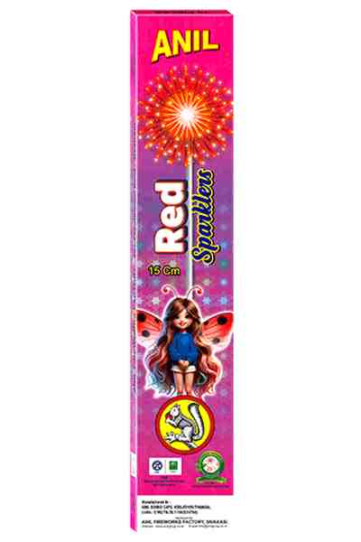 15 CM DELUXE RED SPARKLERS